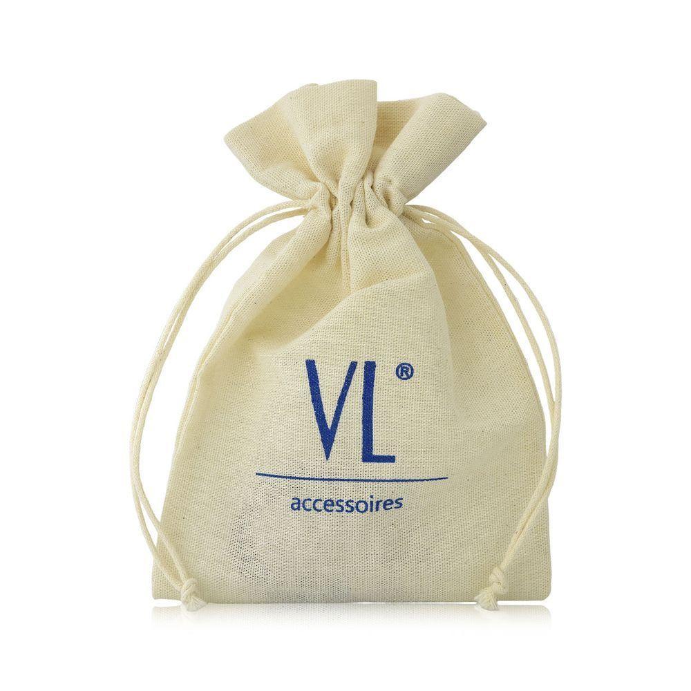 Colar Vl Cana De Açúcar Esmaltado Revestido Em Prata Preto - 4