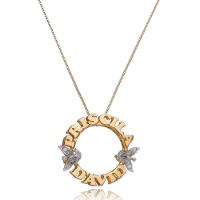 Colar Mandala Envolvido Pelo Nome E Com O Espirito Santo Trabalhado Em Zircônia - 1