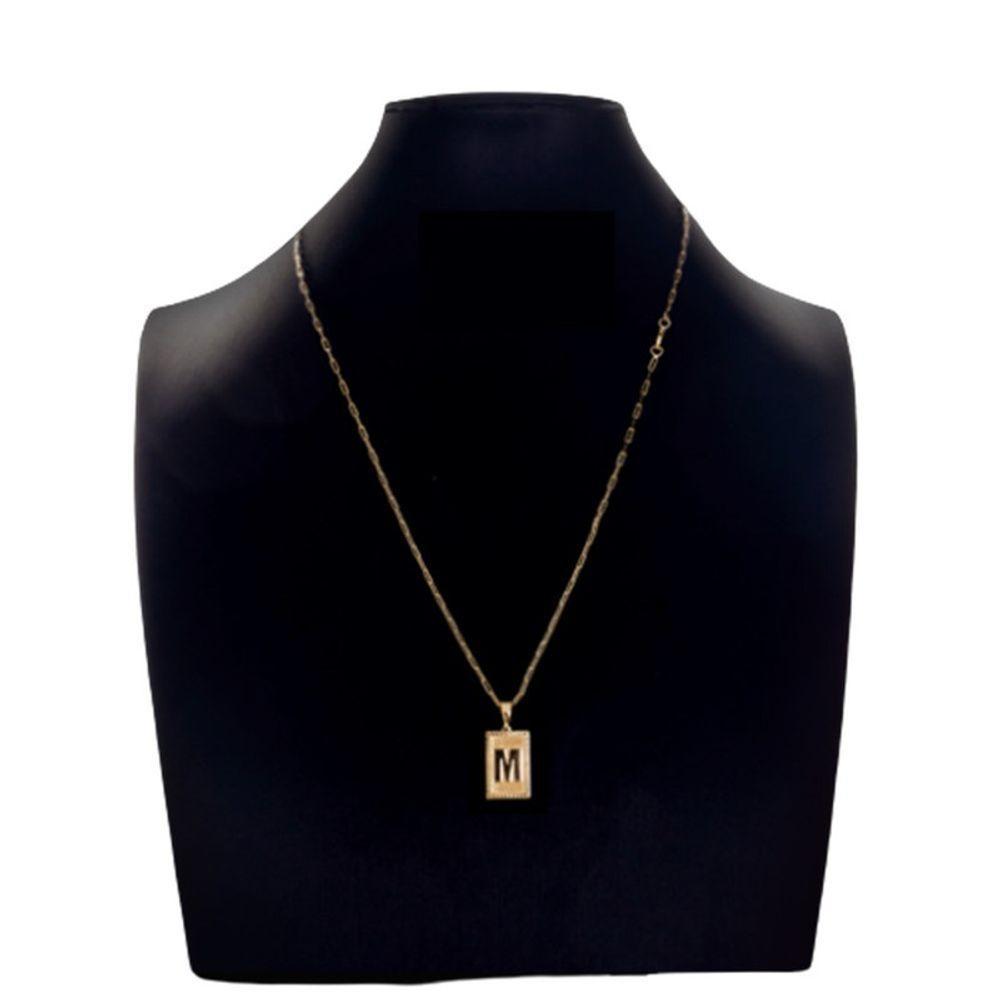 Colar Carti Pingente Para Nomes Com A Letra M - 1