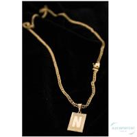 Colar Grumet 3mm Cpm Pingente Com A Letra N - 3