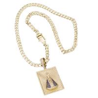 Corrente Grumet Pitibul Pingente Cordão Colar Aparecida - 1