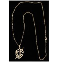 Cordão Tijolinho 1,5mm Pingente Escudo Vazado Colares - 3