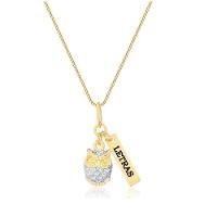 Gargantilha Profissão Letras Banhado A Ouro 18k - 1