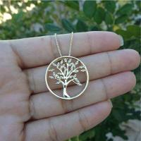 Mandala Dupla Árvore Da Vida, Cravejada Banho De Ouro - 1