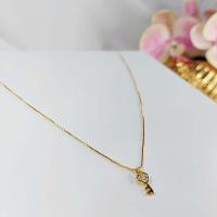 Colar Longo Elo Duplo Folheado Em Ouro 18k - 4