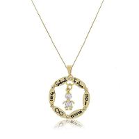 Colar Mandala Com Dados Nascimento Folheado Em Ouro 18k - 1