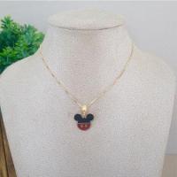 Gargantilha Minnie Banhada A Ouro 18k - 3