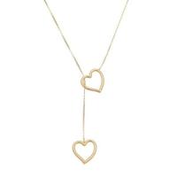 Gargantilha Banho de Ouro com Pingente de Coração - 1