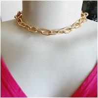 Choker Corrente Dourada