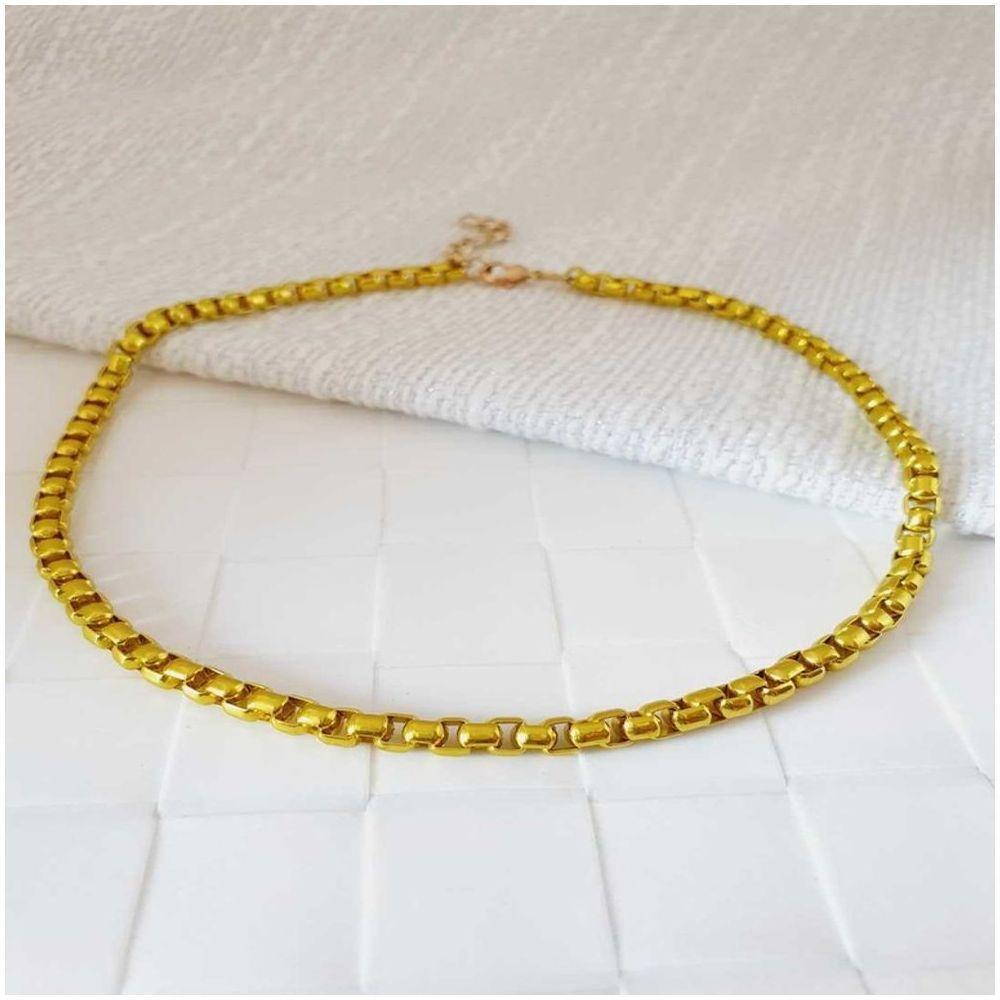 Choker Veneziana Dourada - 5
