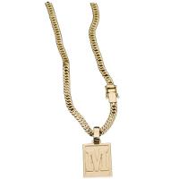 Colar Correntes Com Inicial Da Letra M - 1