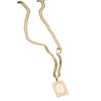 Colar Grumet 3mm Inicial Com Pingente O Banhado 18k - 1