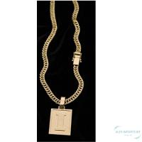 Colar Grumet Duplo Com Nomes De Iniciais I