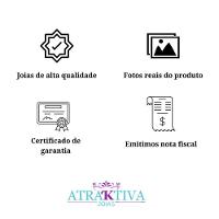 Colar Laço Cravejado Zircônia Banhado Ouro 18k - 2