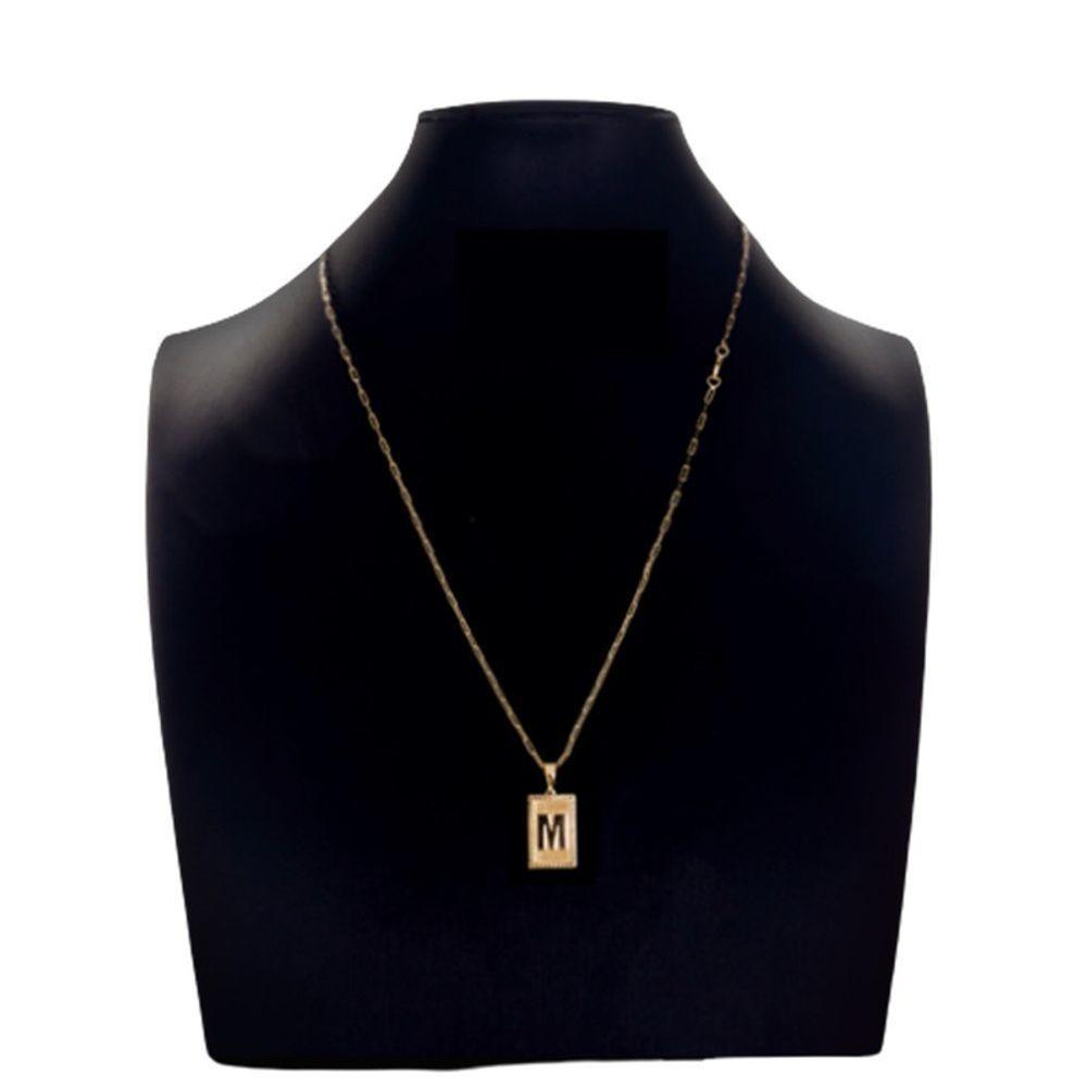Colar Carti Pingente Para Nomes Com A Letra M - 1