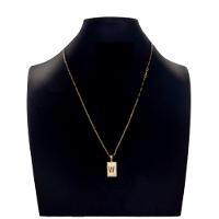 Cordão Carti Fecho Lagosta E Letra W Estiloso E Moderno - 1