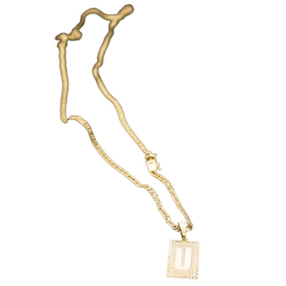 Cordão Grumet Duplo Com A Inicial Para Nomes Com A Letra U - 1