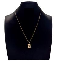 Cordão Carti Fecho Lagosta E Letra V Personalizado - 1