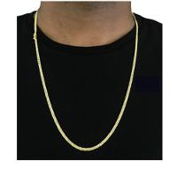 Cordão 3mm Grumert Dupla De Moeda Antiga Camadas Grossas - 1