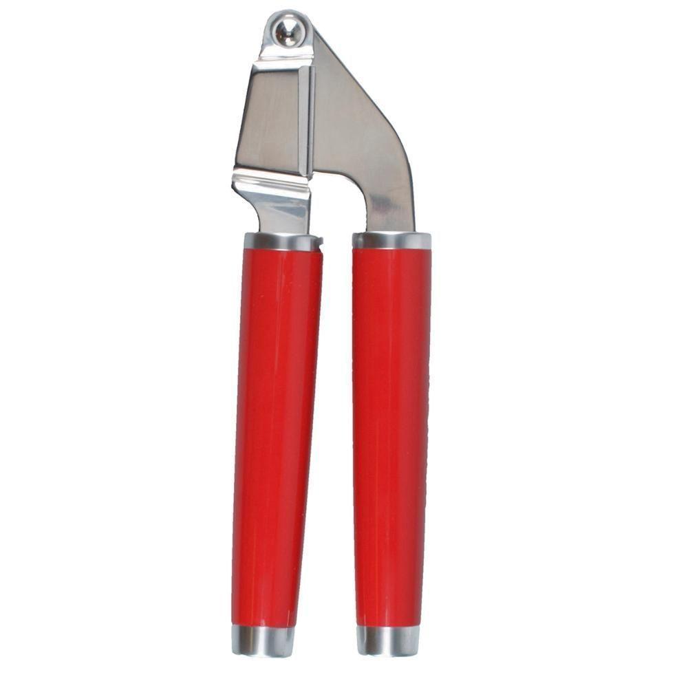 Espremedor Amassador Alho Inox Cozinha Vermelho Kitchenaid - 1
