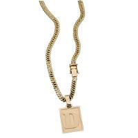 Colar Fecho Duplo Pingente Iniciais D Nomes - 1