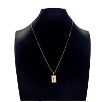 Cordão Carti Fecho Lagosta Pingente Com Letra Y - 1