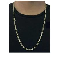 Cordão 3x1 4mm Canhao De Moeda Antiga Joias Maciças - 1