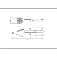 Espremedor De Alho Tramontina Utilitá Em Zamak Cromado Com Cabo Abs Preto Tramontina - 3