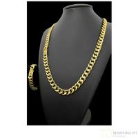 Cordao Pit Bull + Pulseira 10 Milimetros Correnti Banhado - 2