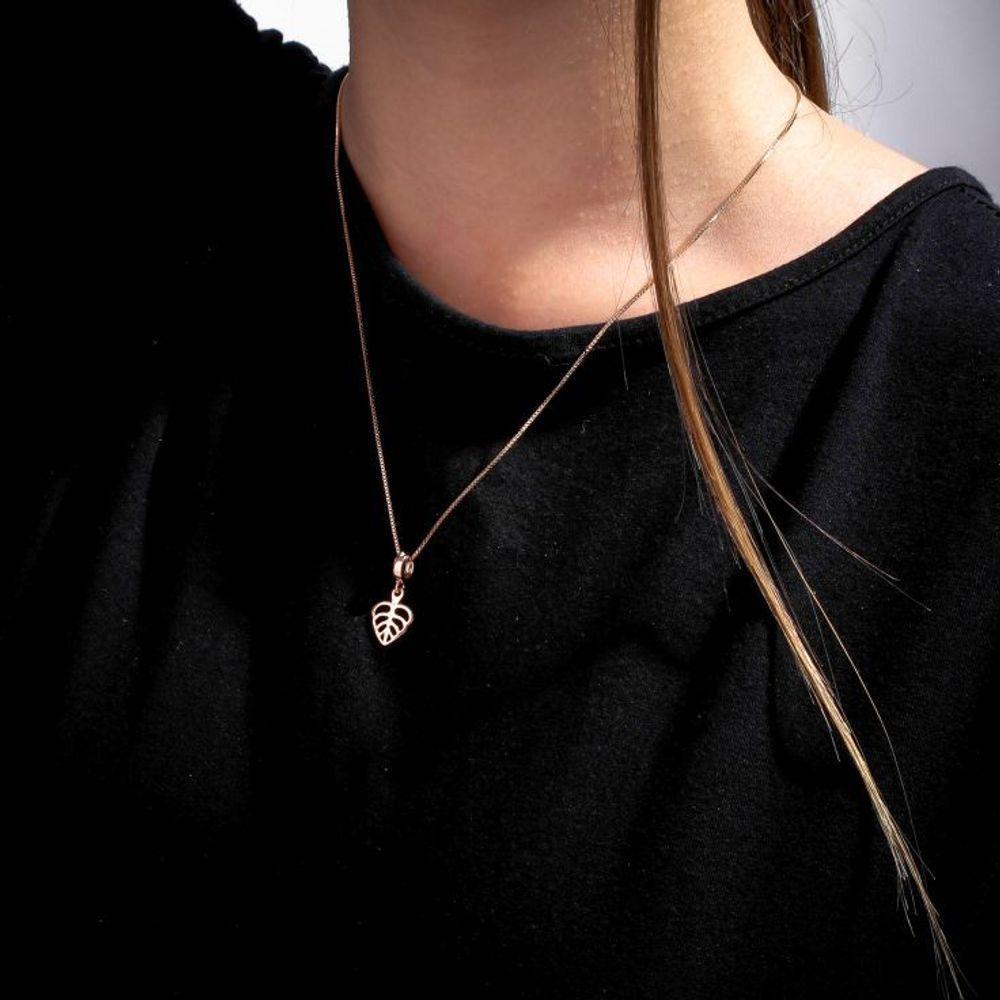 Charm Côtes D'Adam Revestido Em Ouro Rosé - 3