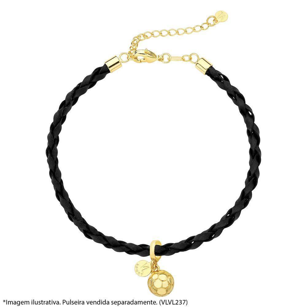 Charm Vl Sport Bola De Futebol Revestido Em Ouro - 4