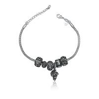 Charm Taça Da Sorte Revestido Em Prata Envelhecida - 4