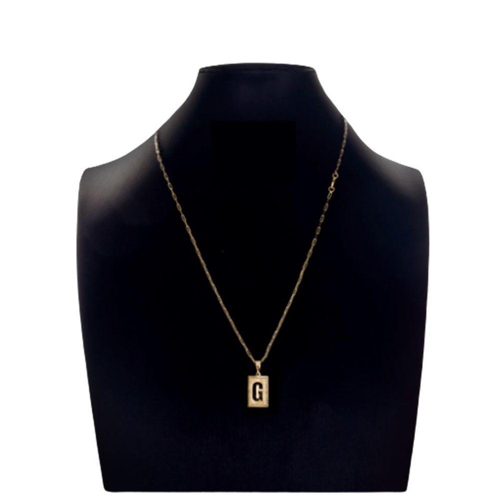 Cordão Carti 2mm Pingente Para Nomes Com A Letra G - 1