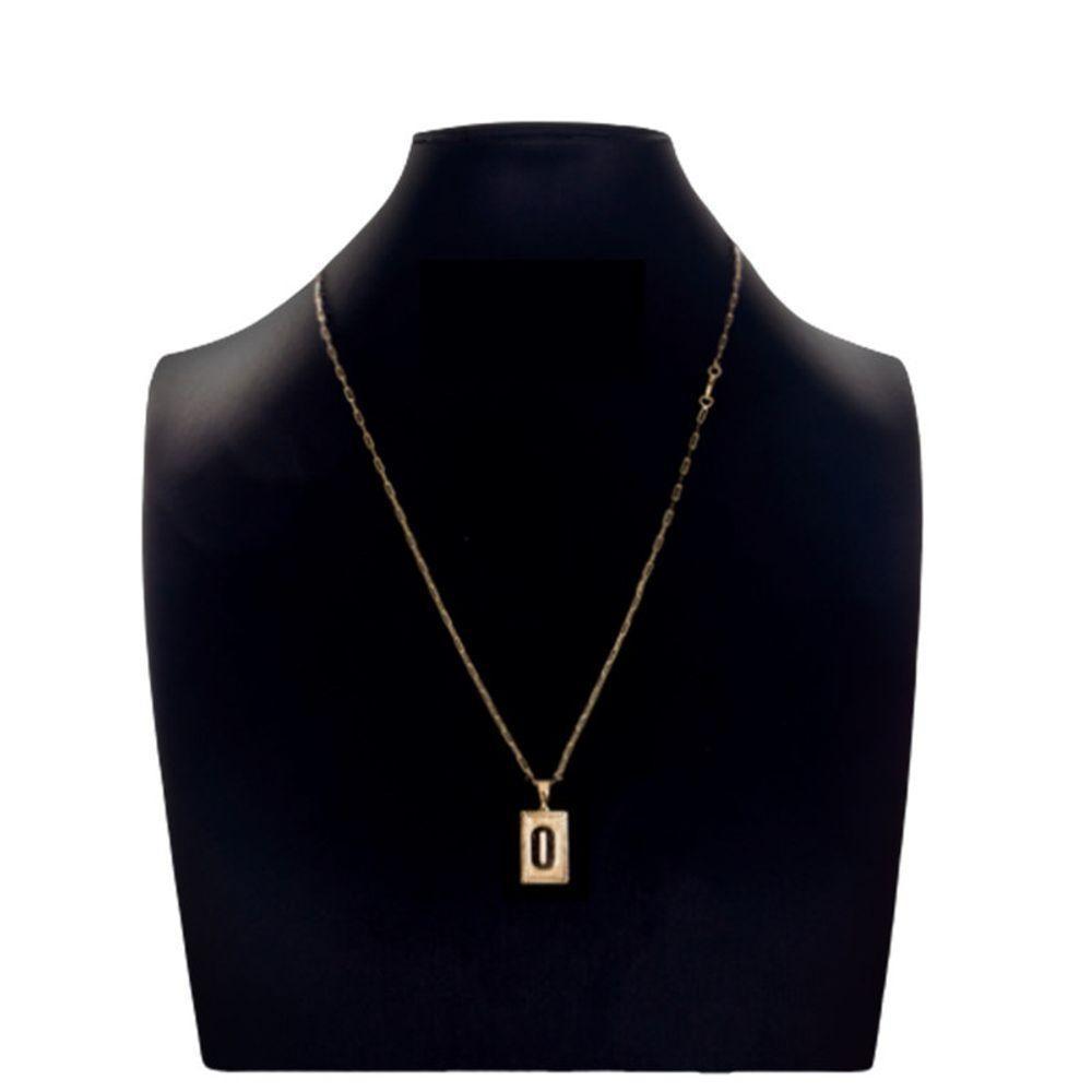 Cordão Carti Pingente De Inicial Com A Letra O - 1