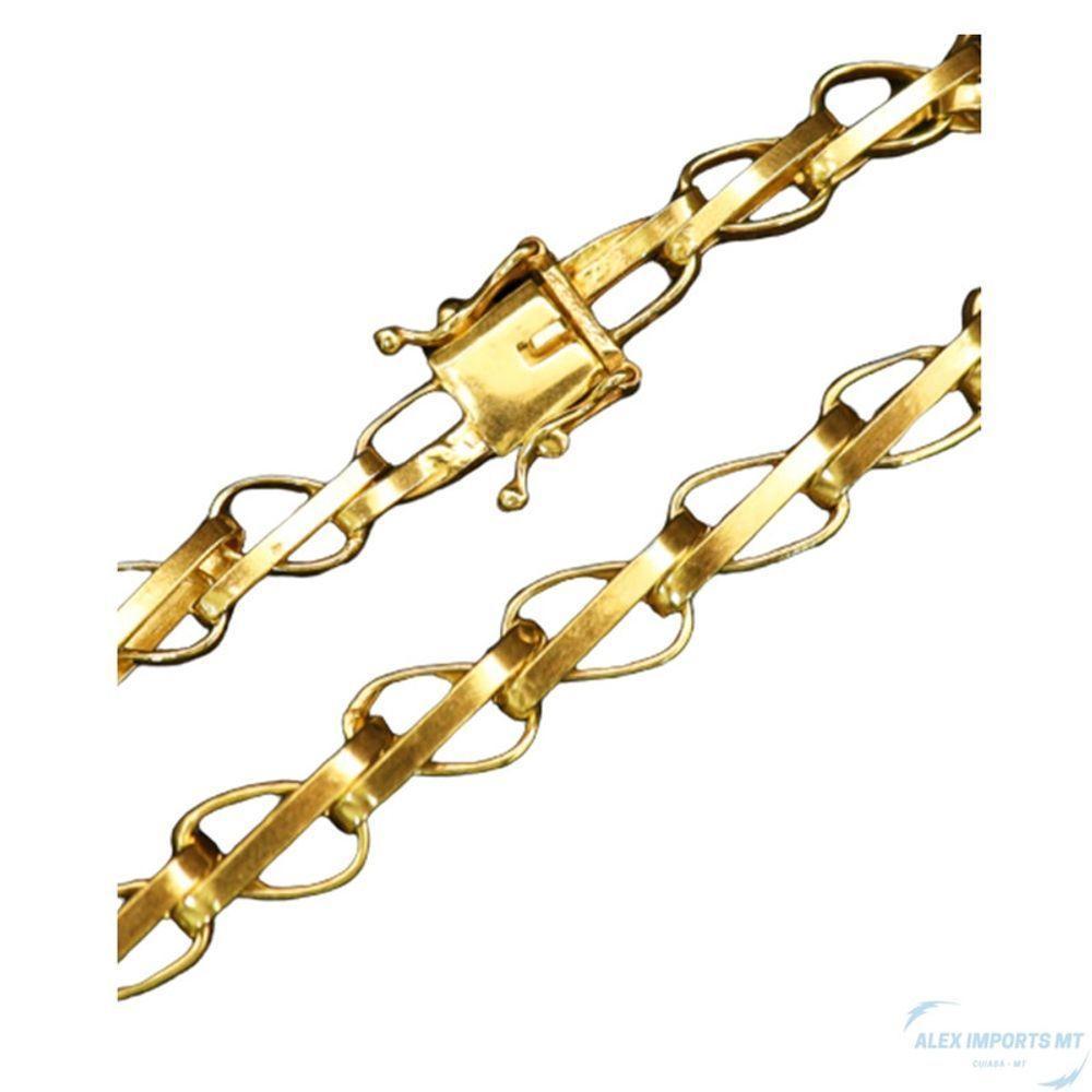 Pulseira 8mm Tijolinho Balao Moeda Antiga Balaum - 2