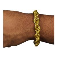 Pulseira Elo Baiano Moeda Antiga 12 Milimetros - 1