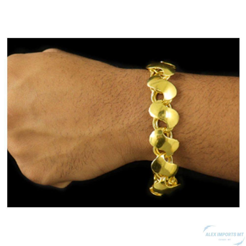 Pulseira Friso S De Moeda Antiga 16mm Pra Ostentar - 2