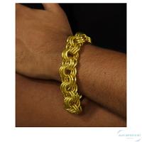 Pulseira Friso Moeda Antiga 18mm Nao Descasca - 2