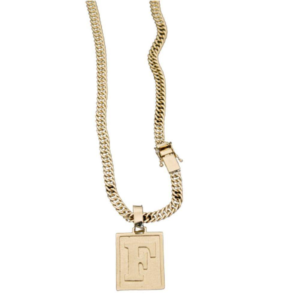 Cordão Grumet Duplo Pingente Para Nomes Com F - 1