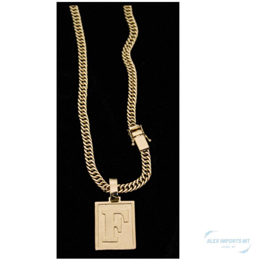 Cordão Grumet Duplo Pingente Para Nomes Com F - 2