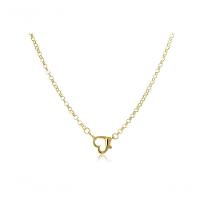 Pulseira Com Design De Elos Finos E Fecho De Coração Folhead