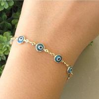 Pulseira Olho Grego Banhado A Ouro 18K - 1