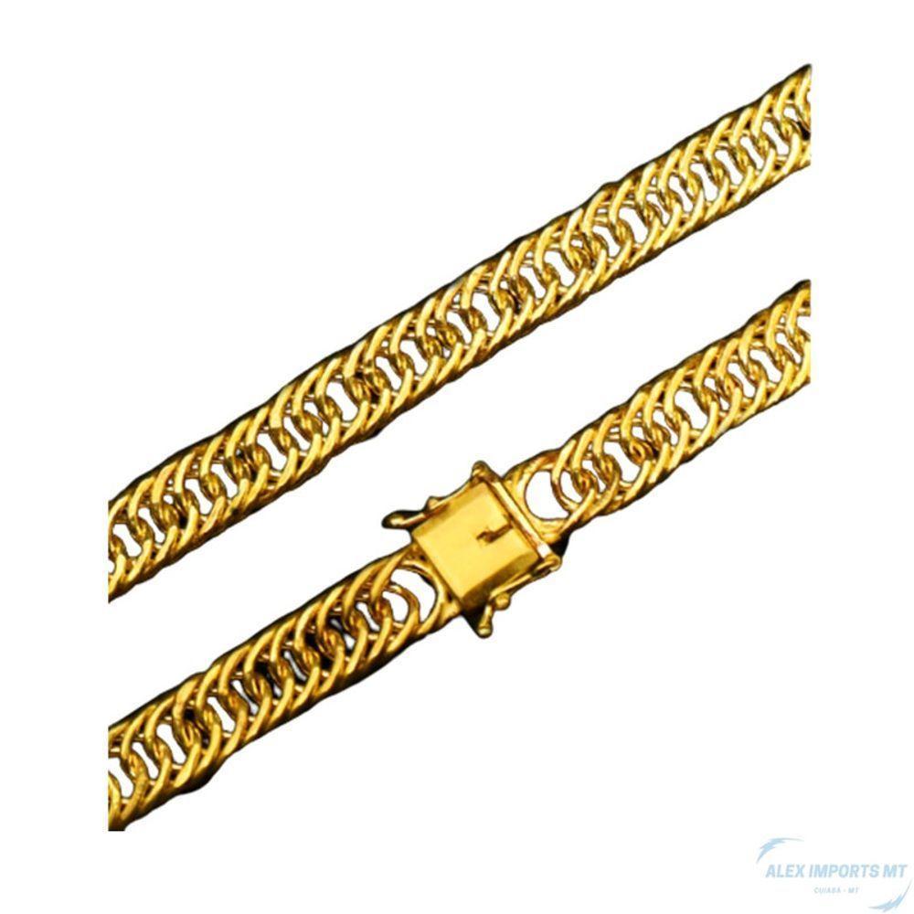 Pulseira 10mm Grumet Elo Triplo Moeda Antiga Nao Enferruja - 2