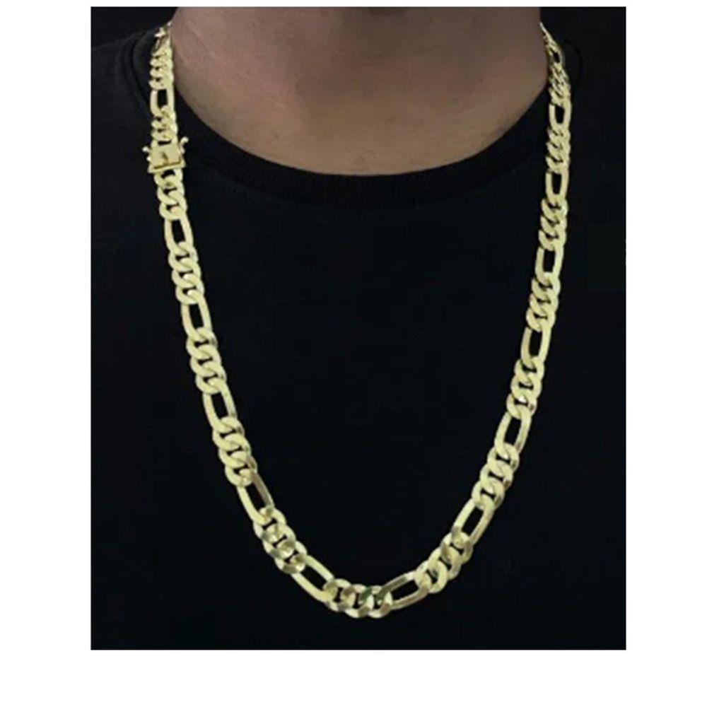 Cordão Laminada De Moeda Antiga 3x1 10mm Peça Banhada - 1