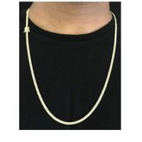 Cordão 3mm Grumert Dupla De Moeda Antiga Mueda Banhada - 1