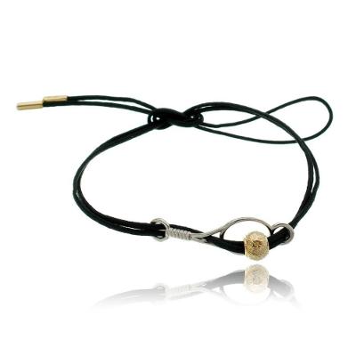 Pulseira Raquete Balle De Tennis Revestida Em Ródio E Ouro