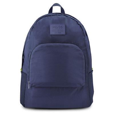 Mochila Dobrável Para Viagem Estampa Lisa Jacki Design Azul