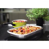 Kit Assar Servir Tramontina Cosmos Inox Tampa De Vidro 4Pçs - 3