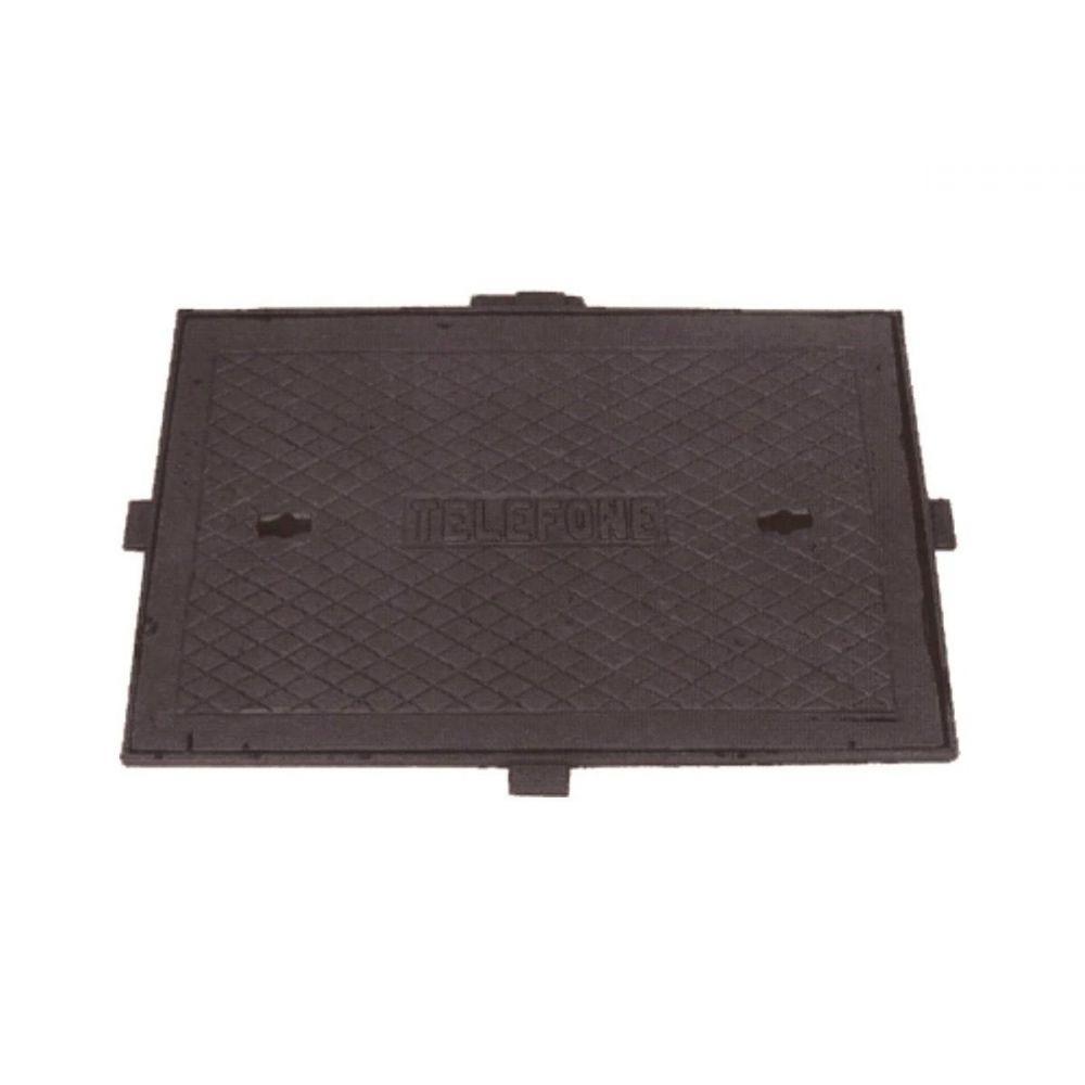 Tampão Simples Ferro Fibra óptica Telefonia 109x55cm - 1