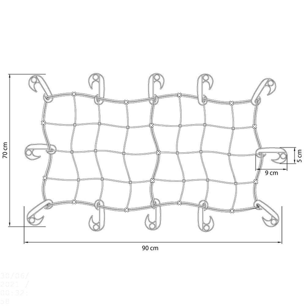 Rede Elástica Para Fixação De Cargas Tramontina Com 12 Ganchos Tramontina - 3